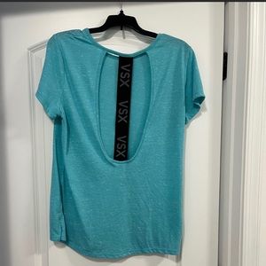 Turquoise Large Victoria Secrets Exercise Shirt.